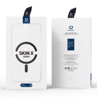 Dux Ducis Skin X Flip Cover MagSafe-kompatibel schwarz für Apple iPhone 15 Pro