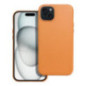 Back-Cover MAGSAFE-kompatibel Leather orange für Apple iPhone 14 Pro Max