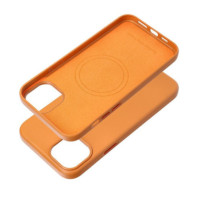 Back-Cover MAGSAFE-kompatibel Leather orange für Apple iPhone 14 Pro Max