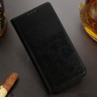 FLIPCASE ECHTLEDER schwarz für Samsung Galaxy S23 FE