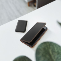 FLIPCASE ECHTLEDER schwarz für Xiaomi Redmi Note 12 Pro Plus