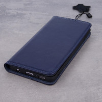 FLIPCASE ECHTLEDER navyblau für Xiaomi Redmi Note 12 4G