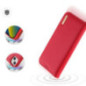 Dux Ducis Hivo Leather Flip Cover Genuine Leather Wallet for Cards and Documents red für Apple iPhone 15