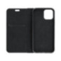 FLIPCASE WALLET LUNA-FRAME CARBON schwarz für Xiaomi Redmi Note 12 Pro 5G