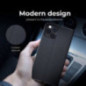 FLIPCASE WALLET LUNA-FRAME CARBON schwarz für Xiaomi Redmi Note 12 Pro 5G