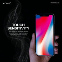 SCREEN GLASS X-ONE Extra Strong Full Cover für Apple iPhone 13 Pro Max / 14 Plus