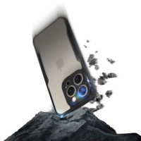 BACK-CASE AIRDROP schwarz für Apple iPhone 15 Pro
