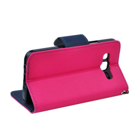 FLIP BOOK CASE FANCY DIARY pink/navyblau für Samsung Galaxy S23