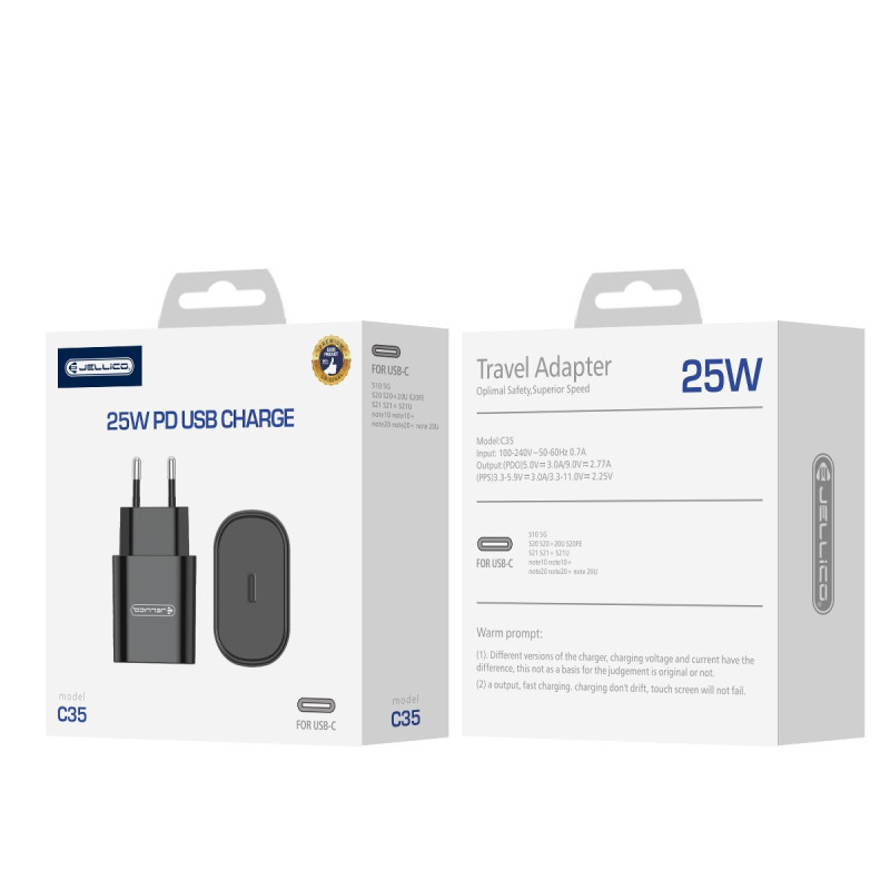 CHARGER USB-C 25W JELLICO C35