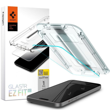 SPIGEN GLAS.TR EZ FIT  for IPHONE 15 transparent