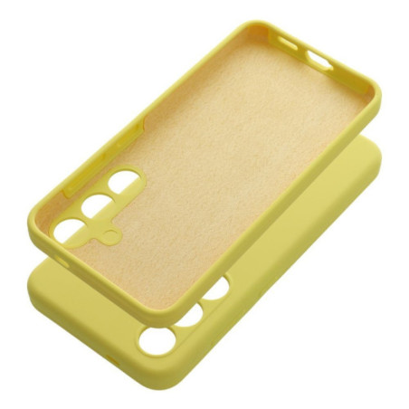 BACK-CASE Silikon PREMIUM gelb für SAMSUNG Galaxy A16