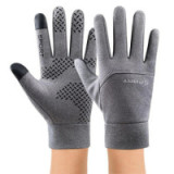 Touchscreen-Handschuhe gefüttert grau / Season 2024
