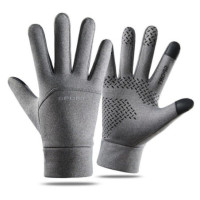 Touchscreen-Handschuhe gefüttert grau / Season 2024