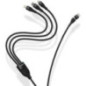 6in1-Kabel USB-C+USB-A --- USB-C+Lightning+microUSB 20W 100cm BASEUS