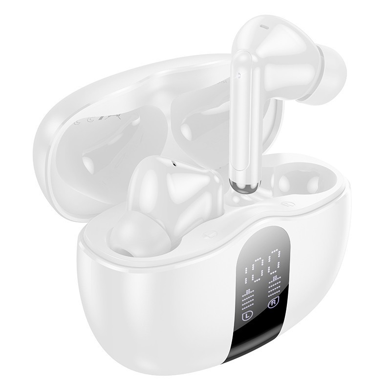 BOROFONE Bluetooth Stereo Headset (mit ANC+ENC) TWS FQ3 SOULMATE white