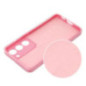 BACK-CASE 2mm pink mit MINI-GLITTER für SAMSUNG Galaxy S25