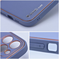 BACK-CASE LEATHER blue für SAMSUNG Galaxy A35 5G