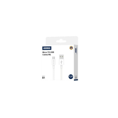 CABLE USB-A / microUSB 100cm Jellico B1 3.1A