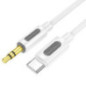 Audio Soundwire USB-C -- 3,5mm Borofone BL20 white 1m