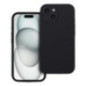 BACK-CASE Silikon PREMIUM schwarz für APPLE iPhone 15