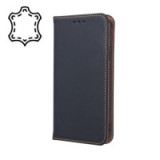 FLIPCASE ECHTLEDER schwarz für Apple iPhone 16