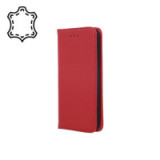 FLIPCASE ECHTLEDER maroon für Apple iPhone 16