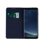 FLIPCASE ECHTLEDER navyblau für Apple iPhone 16