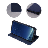 FLIPCASE ECHTLEDER navyblau für Apple iPhone 16