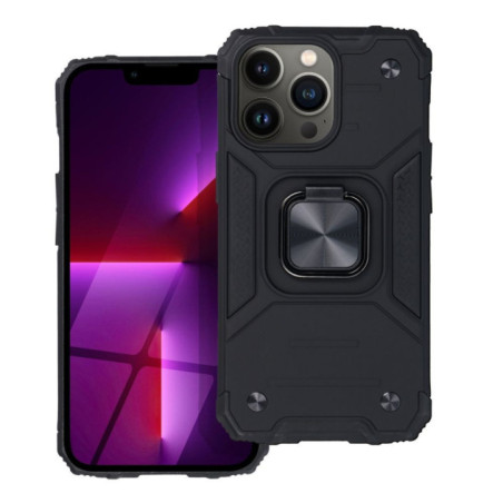 BACK-CASE NITRO DEFENDER RING schwarz für Apple iPhone 16e / iPhone 17e