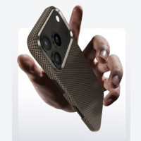 Back-Case Magnetic Armot KEVLAR gold für APPLE iPhone 17 Pro