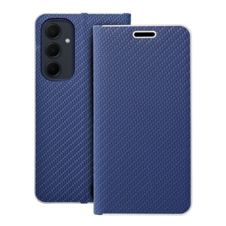 FLIPCASE LUNA Carbon blau für SAMSUNG Galaxy A17