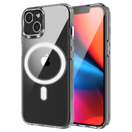 CLEAR MAG COVER (MID) case compatible with MagSafe for IPHONE 17 Pro Max transparent