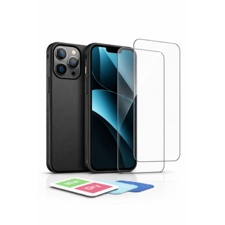 360-Grad PROTECTION SET (Cover + Glas) für Apple iPhone 17 black