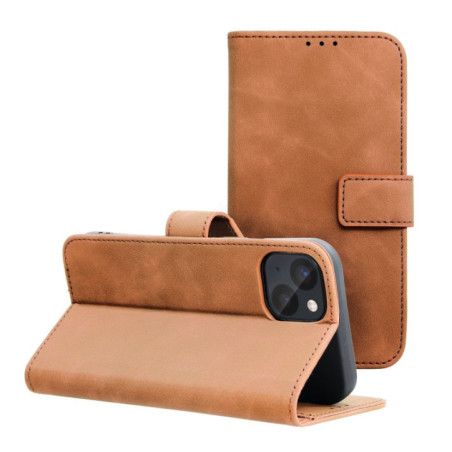 TENDER Book Case for IPHONE 14 Plus brown