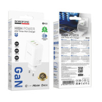 POWER-ADAPTER HOME USB-A / USB-C Borofone BN32 QC3.0 - 65W