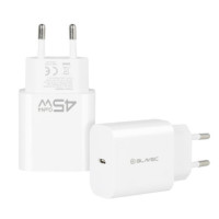 POWER-ADAPTER HOME USB-A / USB-C Blavec BC-7 45W + USB-C KABEL