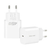 POWER-ADAPTER HOME USB-A / USB-C Blavec BC-7 45W + USB-C KABEL
