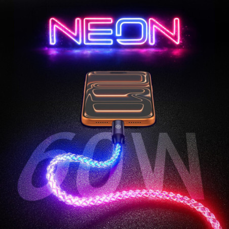 CABLE USB-C - USB-C 100cm Jellico Premium Braided B10 60W