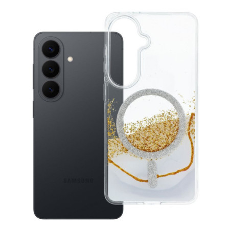 Case for Samsung S26 Golden compatible with MagSafe black