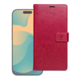 MEZZO Book case for Motorola G17 cats red