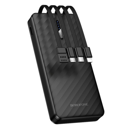BOROFONE Powerbank BJ84 10000 mAh black / with Cables