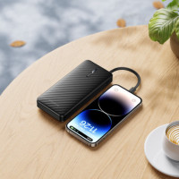 BOROFONE Powerbank BJ84 10000 mAh black / with Cables