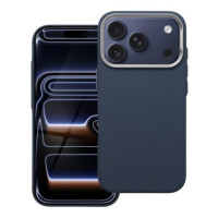 Case for iPhone 15 PRO Kevlar compatible with MagSafe blue