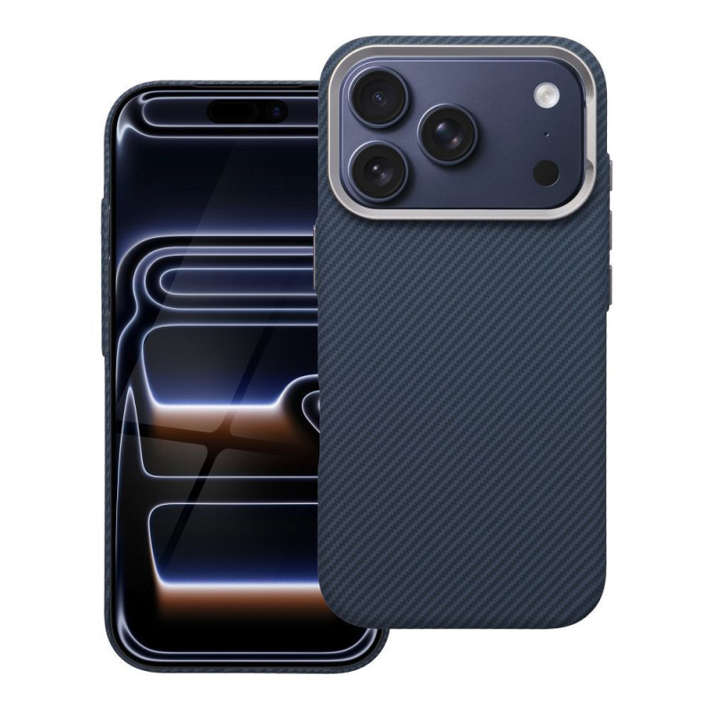 Case for iPhone 15 PRO K-Look compatible with MagSafe blue