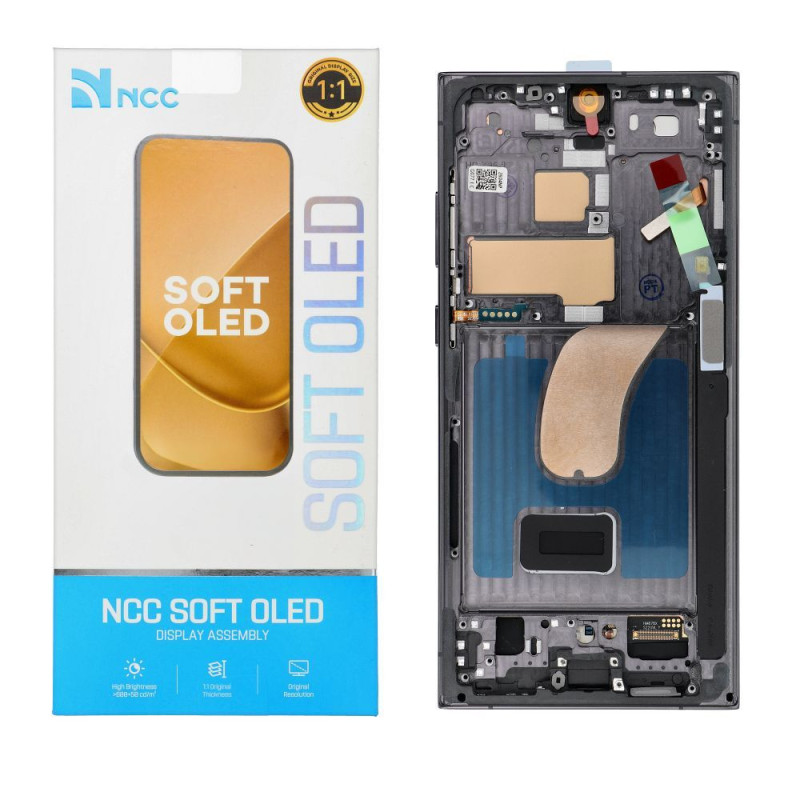 NCC LCD Display for SAMSUNG S23 Ultra S918 Soft Oled