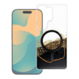 Case for Samsung S24 / S25 Golden compatible with MagSafe black