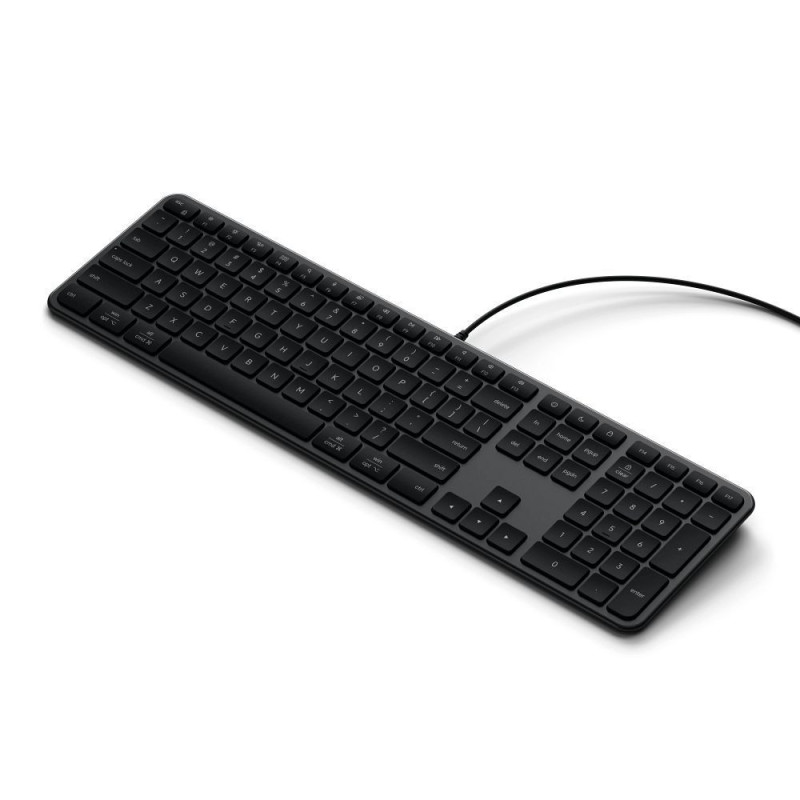 Wired keyboard USB A/USB C QWERTY Dual (Mac/Windows) Satechi Slim LX3 Wired space black