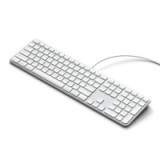 Wired keyboard USB A/USB C QWERTY Dual (Mac/Windows) Satechi Slim LX3 Wired silver