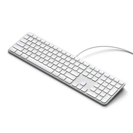 Wired keyboard USB A/USB C QWERTY Dual (Mac/Windows) Satechi Slim LX3 Wired silver