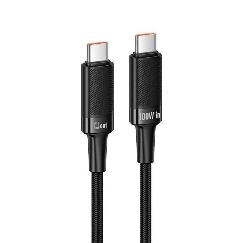 Cable USB C to USB C Hoco PD 5A 100W 1,2 m U153 Extreme black